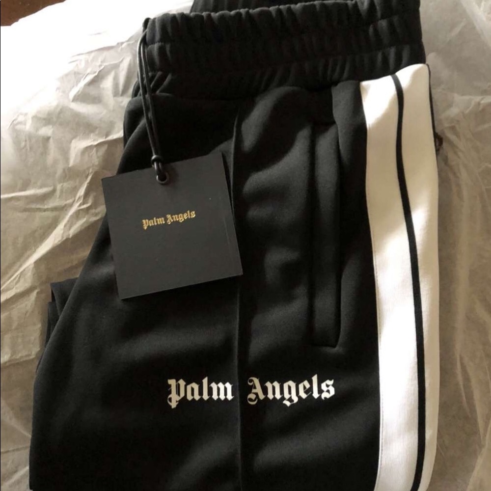 PALM ANGELS TRACK PANTS SZ L